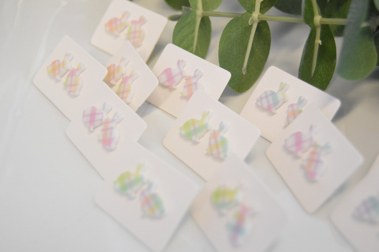 Bunny Stud Earrings - Acrylic