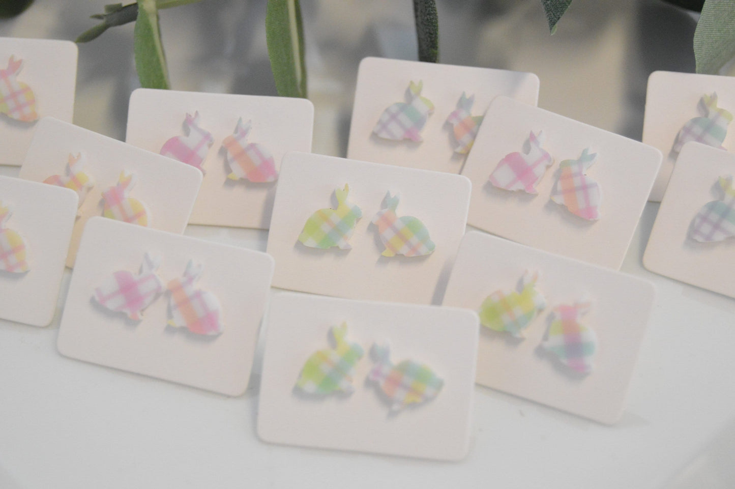 Bunny Stud Earrings - Acrylic