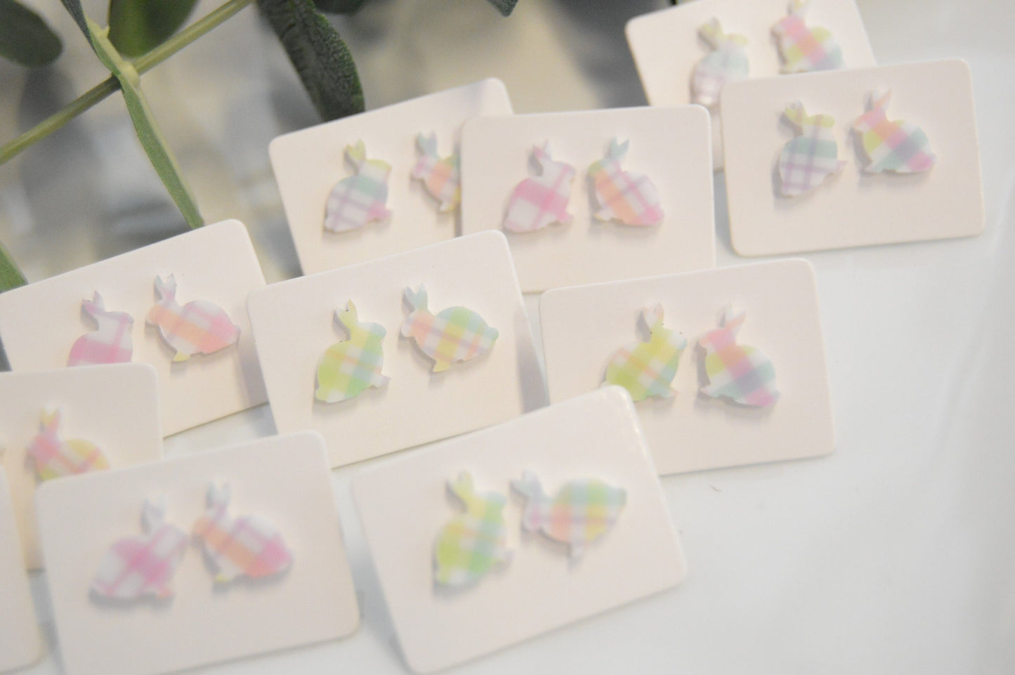 Bunny Stud Earrings - Acrylic