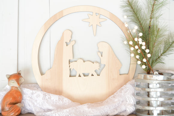 Nativity Scene Sign