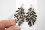 Tiered leaf Stack Earrings - Acrylic