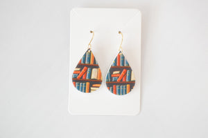 Bookshelf Drop Earrings - Acrylic
